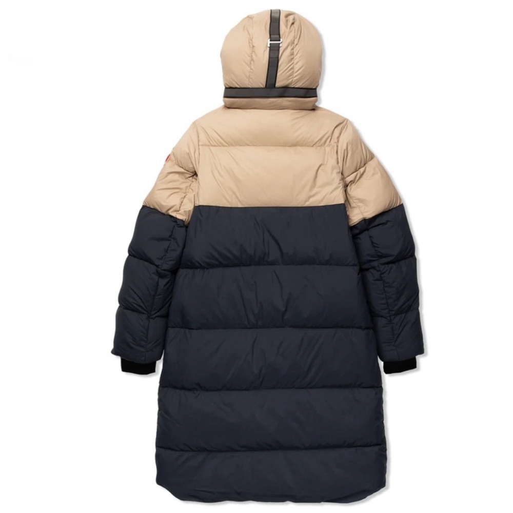 Canada Goose Two-Tone Parka - Tan and Black - Picture 2 of 9